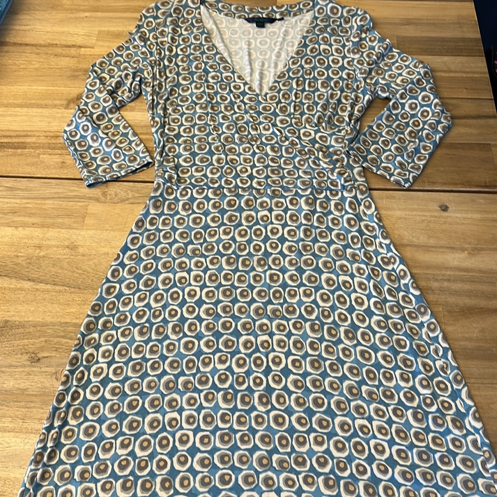 BODEN JERSEY FAUX WRAP DRESS - Picture 3 of 6